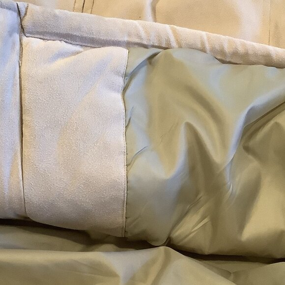 Vintage SM2 Tan Coat With Embroidery Sleeves And Bottom Lined Sz Large Y2K 90s - Picture 13 of 15